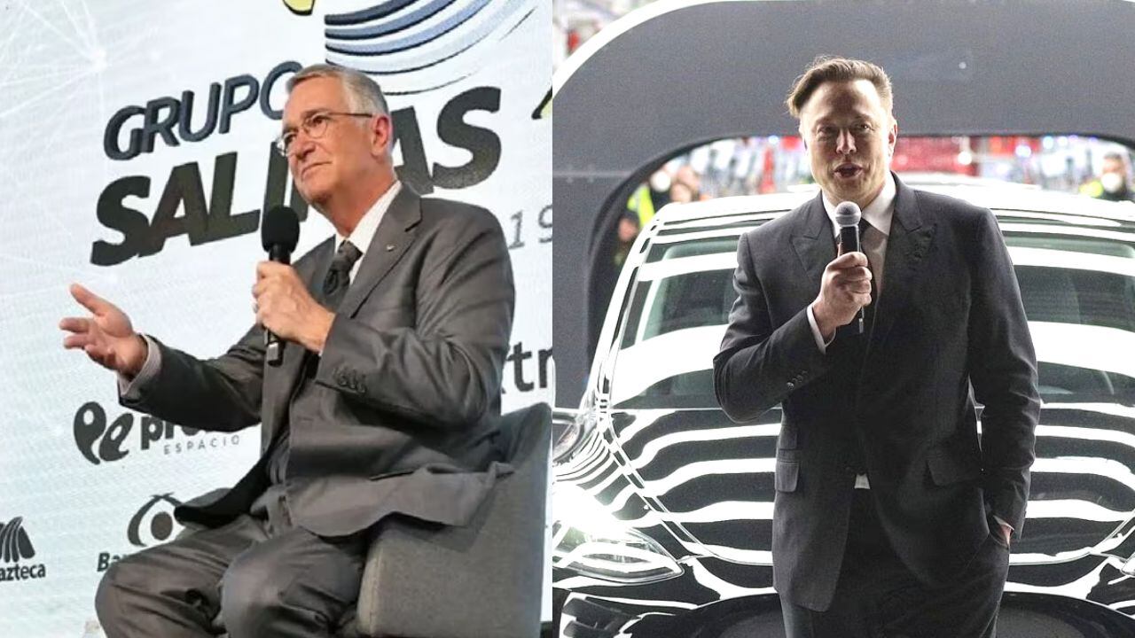 Ricardo Salinas Pliego y Elon Musk