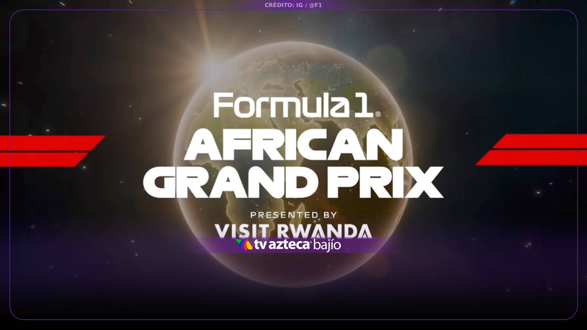 ¡LA FÓRMULA 1 REGRESA A ÁFRICA! Ruanda tendrá su propio Gran Premio