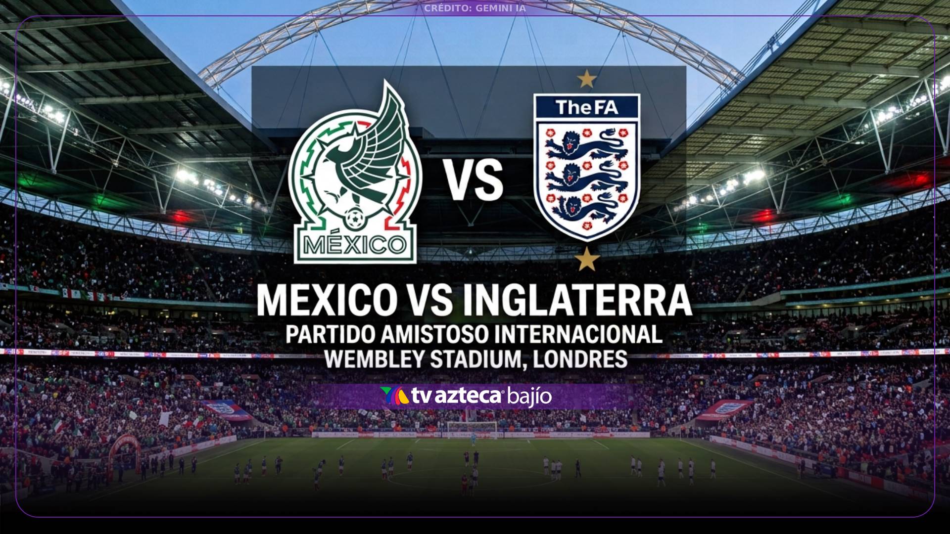 ¡OTRA VEZ INGLATERRA! México podría tener una nueva cita en Wembley