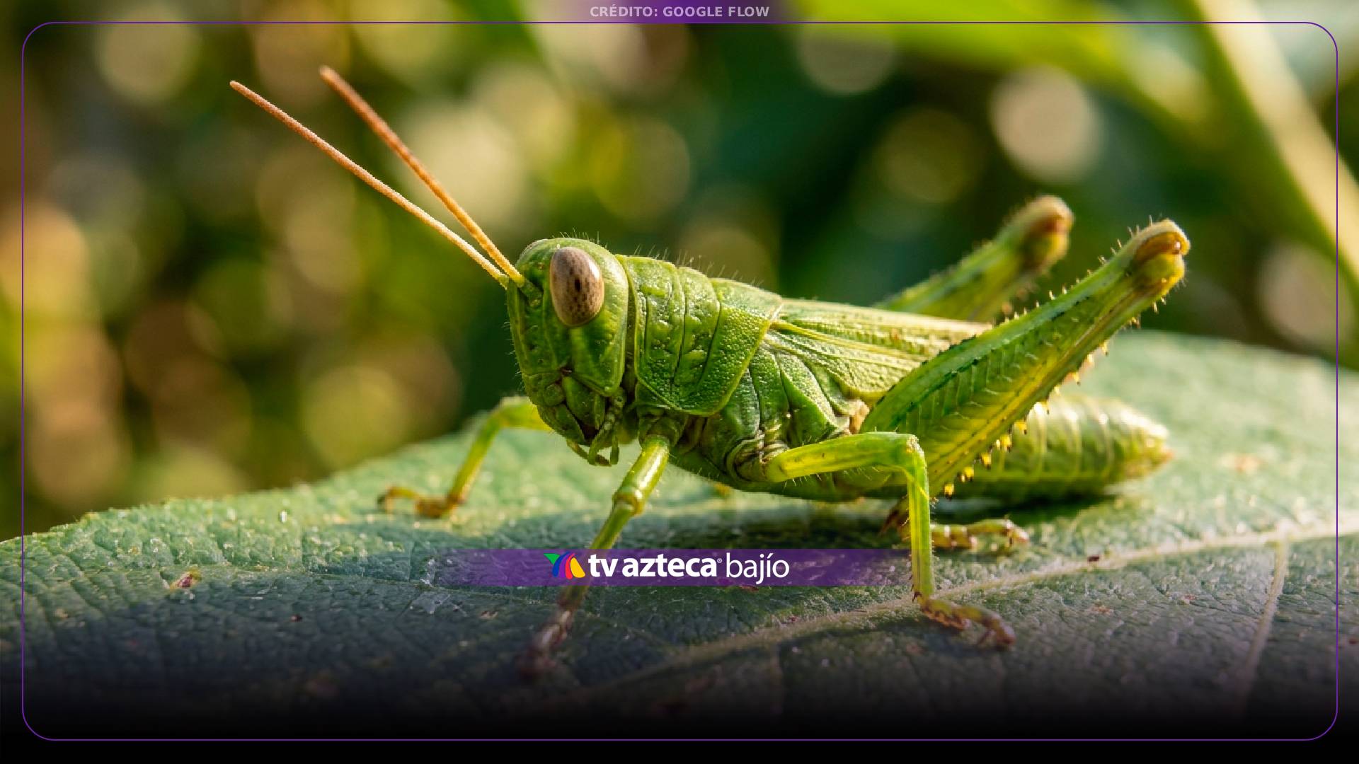 ¿PLAGA DE CHAPULINES? Alertan por langosta centroamericana en esta zona de México