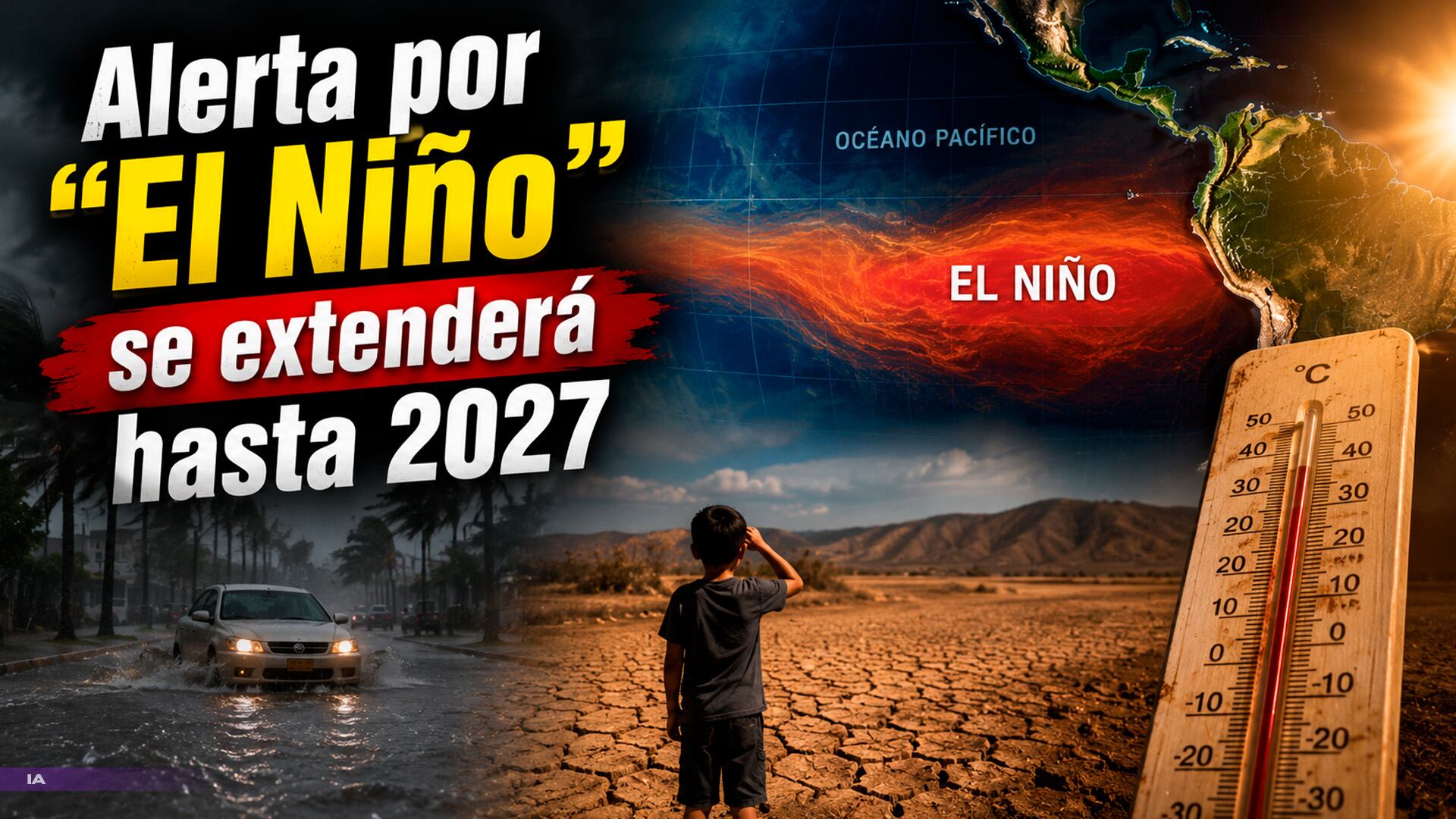 ¿SERÁ EL FIN DE LOS TIEMPOS? OMM advierte por El Niño 2026; así podría afectar al clima en México