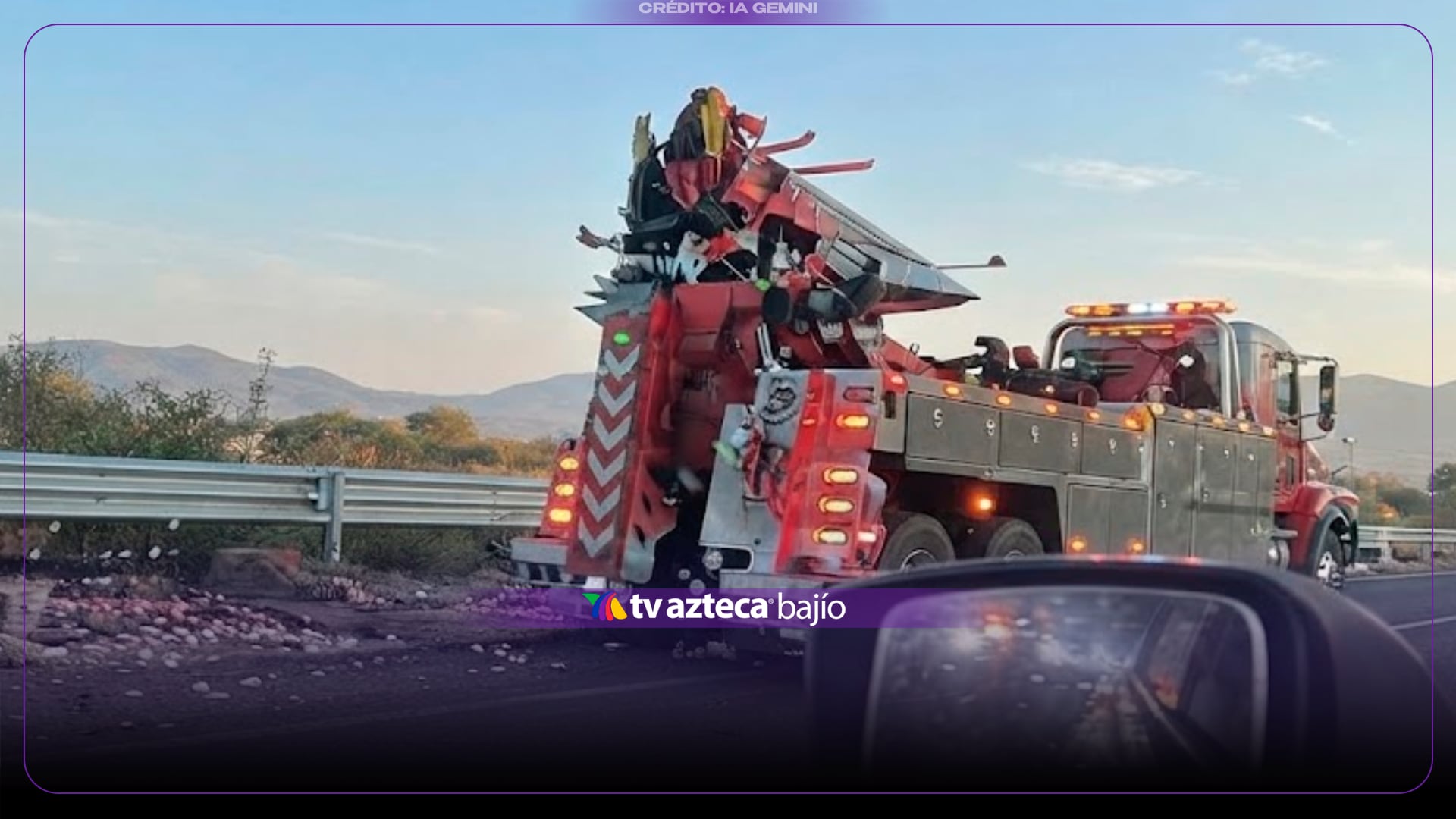 ¡CUIDADO! Volcadura de tráiler mantiene TRÁFICO DESDE LA MADRUGADA sobre autopista Celaya–Querétaro, este lunes