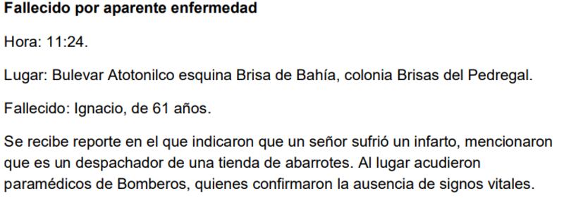 Hombre muerto en Brisas del Pedregal, León