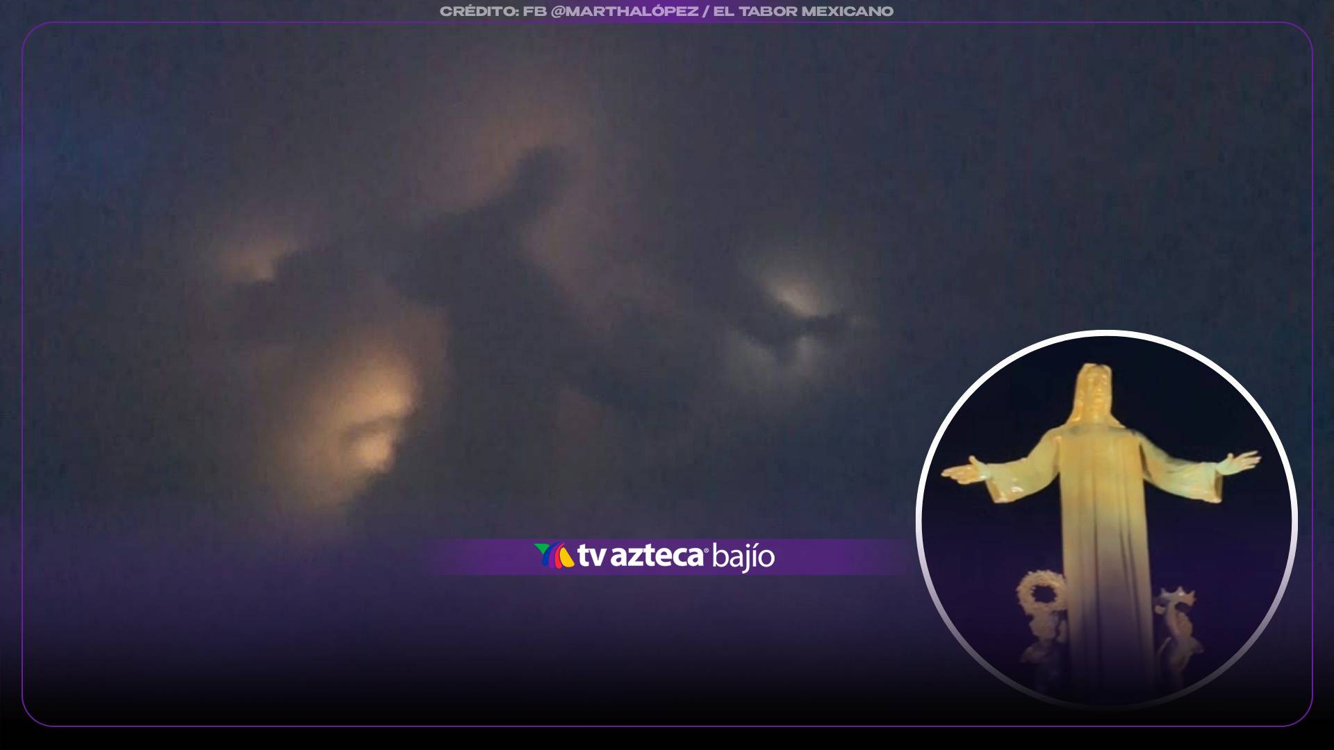 VIDEO ¿Un milagro? Imagen de CRISTO REY en las nubes del cerro del CUBILETE de SILAO Guanajuato