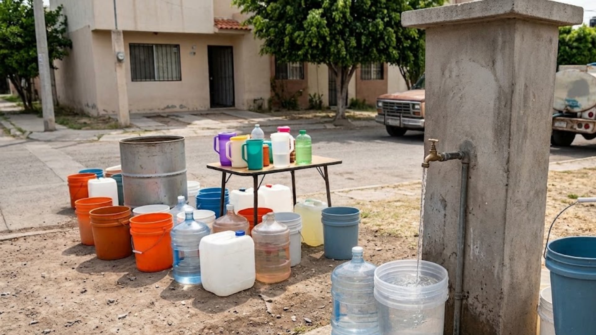 ¡Sin agua! Estas son las 18 colonias programados con corte de agua potable HOY miércoles 2 de septiembre