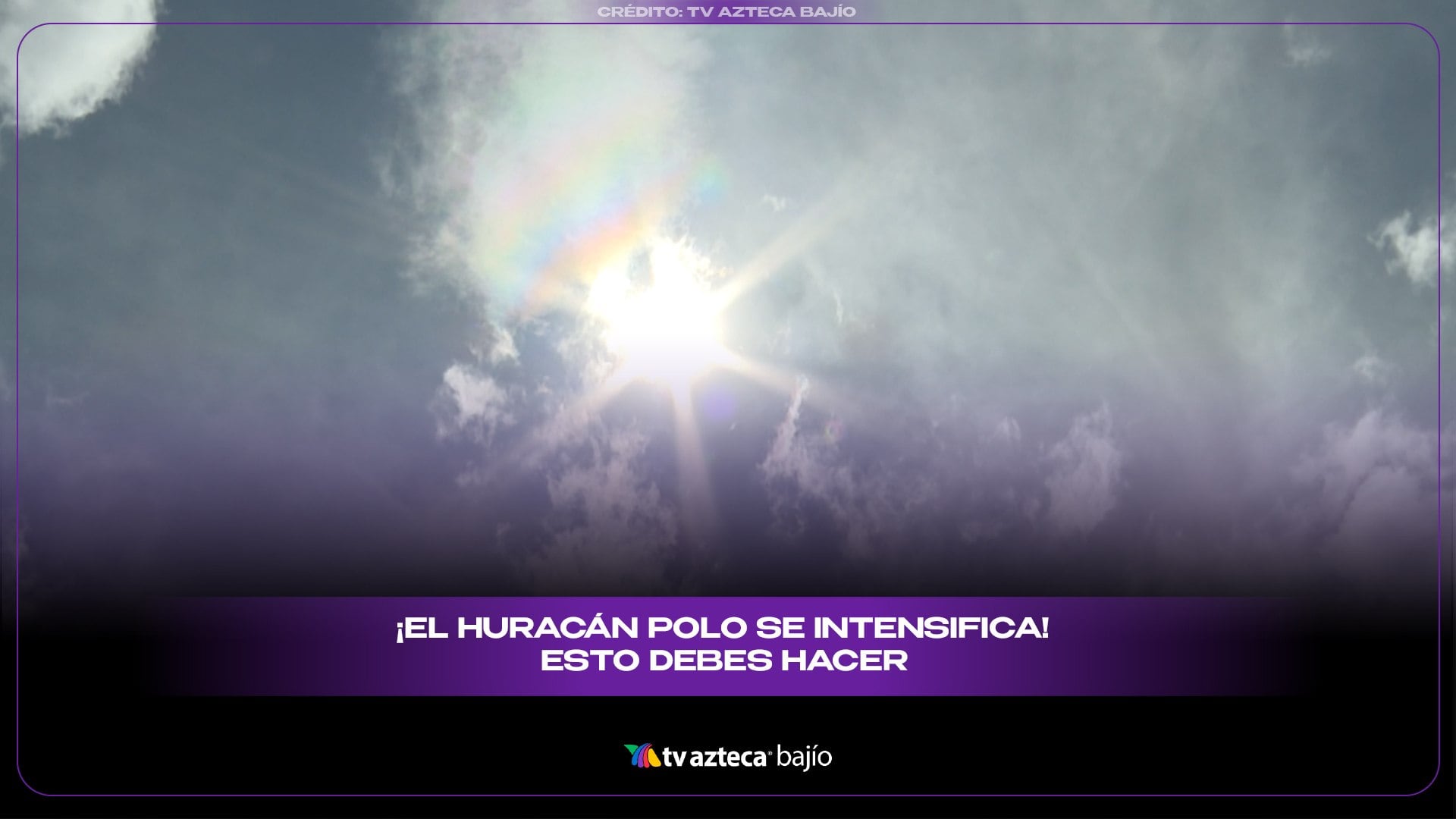 Huracán Polo se intensifica: recomendaciones para protegerte ante lluvias, viento e inundaciones