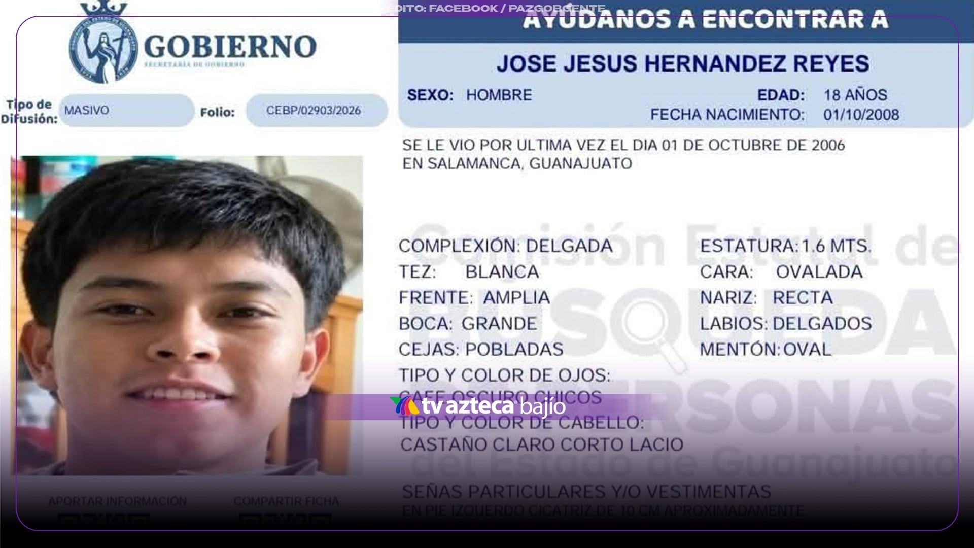 Identifican a estudiante que fue priv4do de su libert4d en Salamanca, Guanajuato