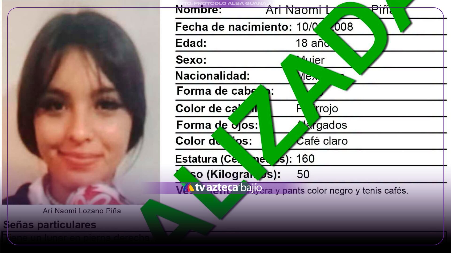 ¿Qué le pasó? Así fue como LOCALIZARON a Ari Naomi, joven desaparecida en León; lo que se sabe tras su hallazgo