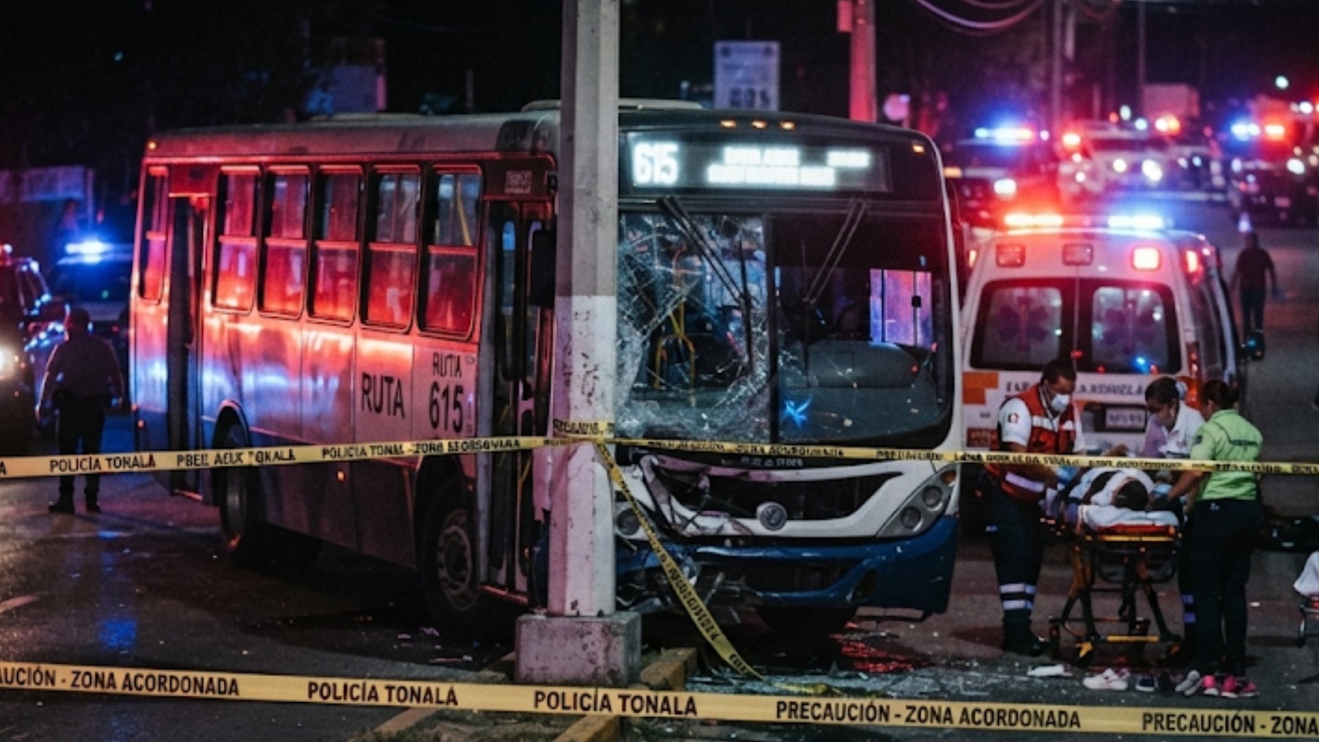 Así fue como un hombre y dos niñas CAY3RON de un autobús en MOVIMIENTO al tomar una curva; deja resultado FAT4L