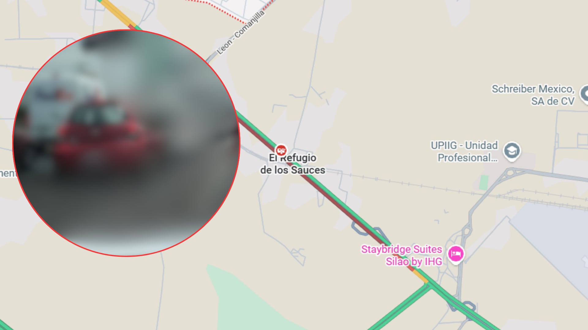 ¿Vas a Silao? ¡CUIDADO! Alertan por TRÁFICO INTENSO desde bulevar Aeropuerto a Puerto Interior; así la zona afectada
