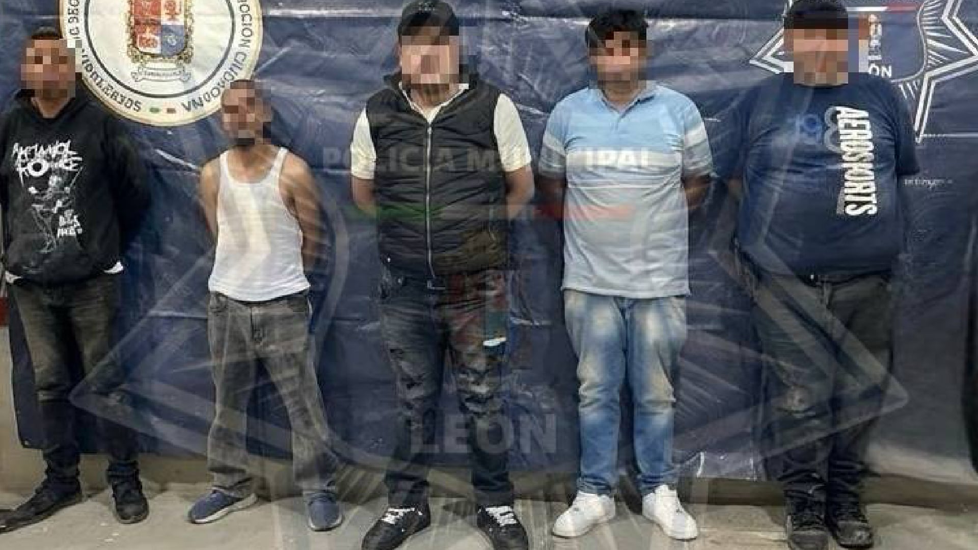 IDENTIFICAN a los 5 DETENIDOS: Presunto grupo dedicado al ROBO DE CAMIONES DE CARGA es capturado en León