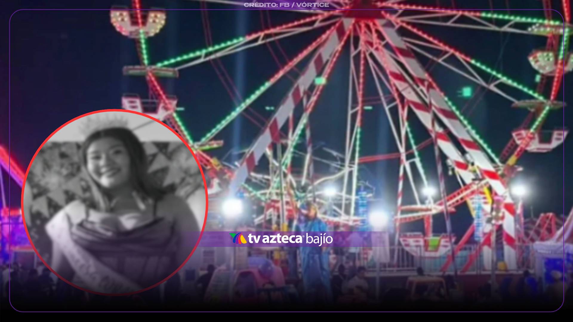 Esta es la IDENTIDAD de la JÓVEN que MUR1O tras CA3R de un juego mecánico en la FERIA