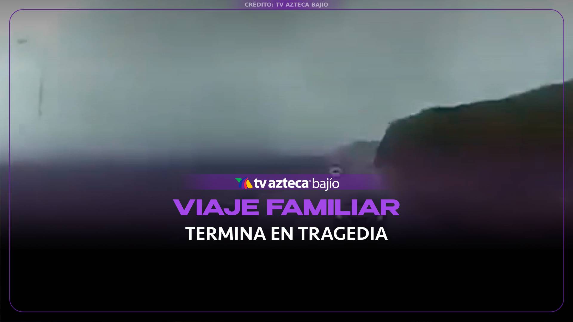 VIDEO: ¡Tragedia en la carretera! Viaje familiar termina en choque contra dos tráileres