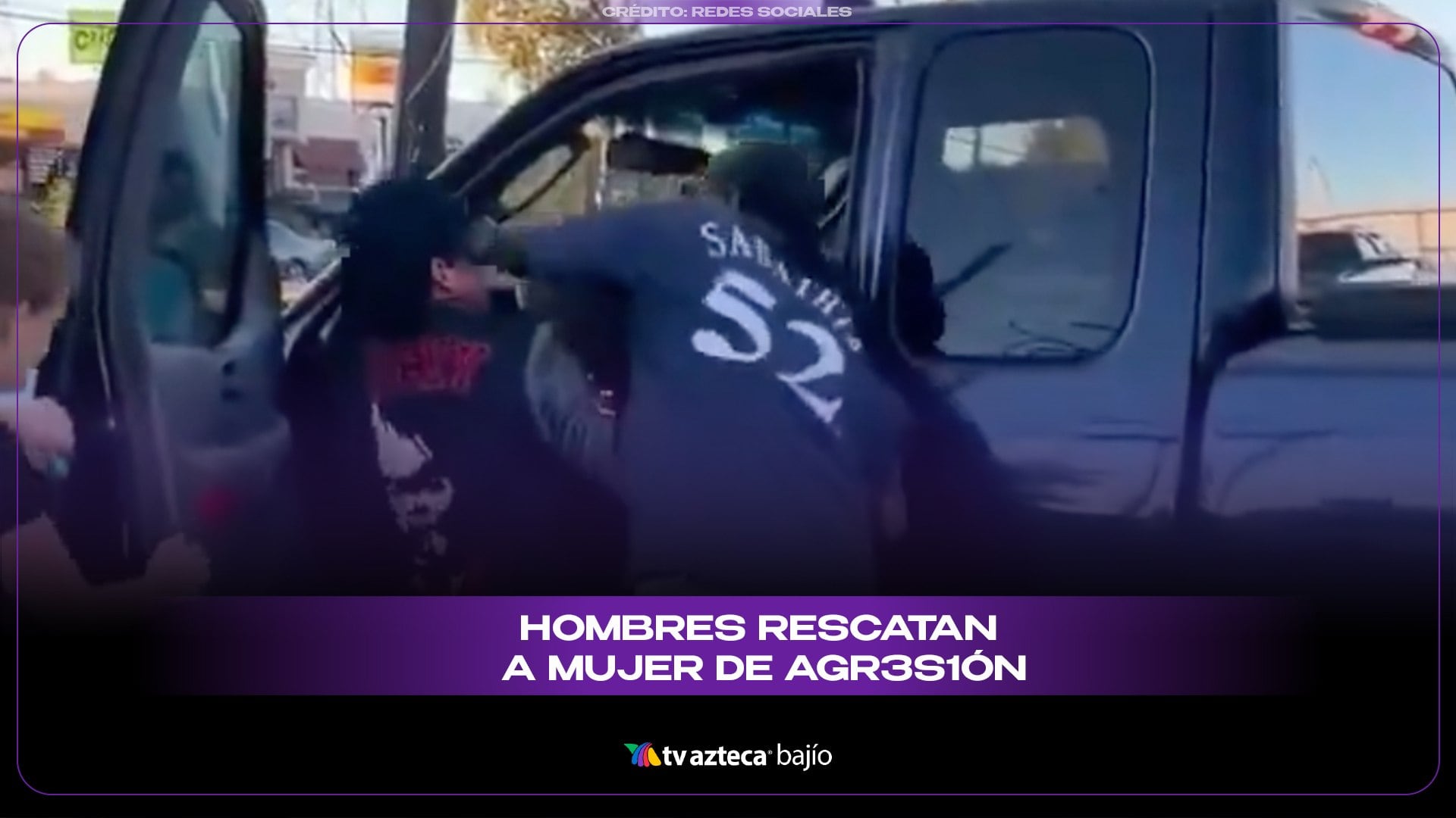 VIDEO FUERTE: Hombres intervienen para defender a una mujer