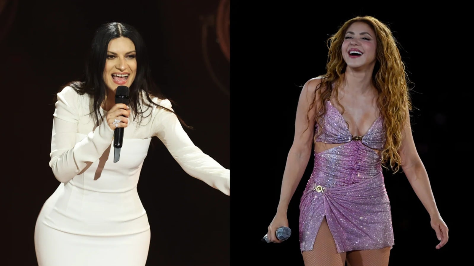 ¡NOCHE INOLVIDABLE! Shakira sorprende al invitar a Laura Pausini a su escenario