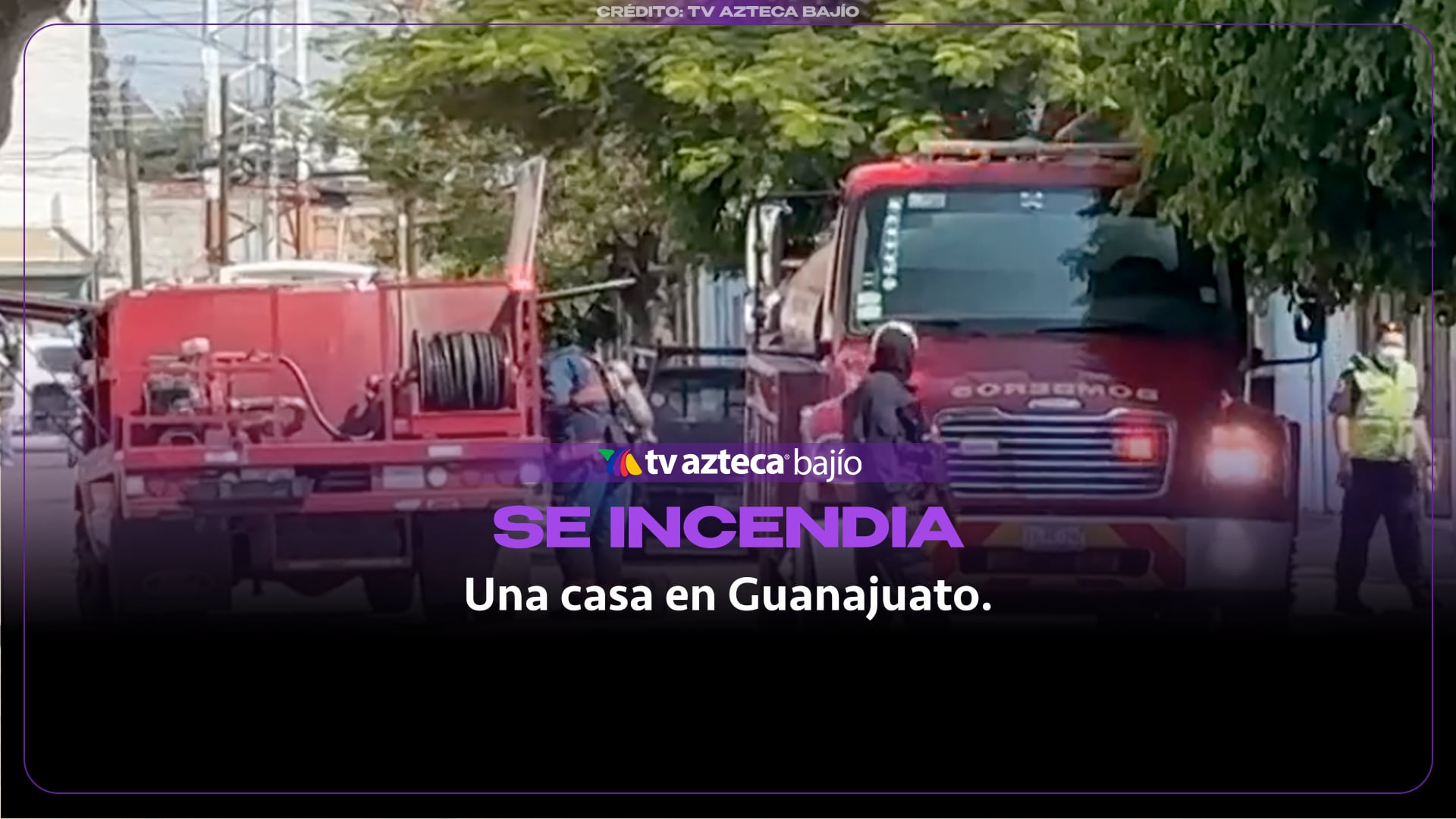 ¡Por una fuga de gas! Se quema una casa en Guanajuato