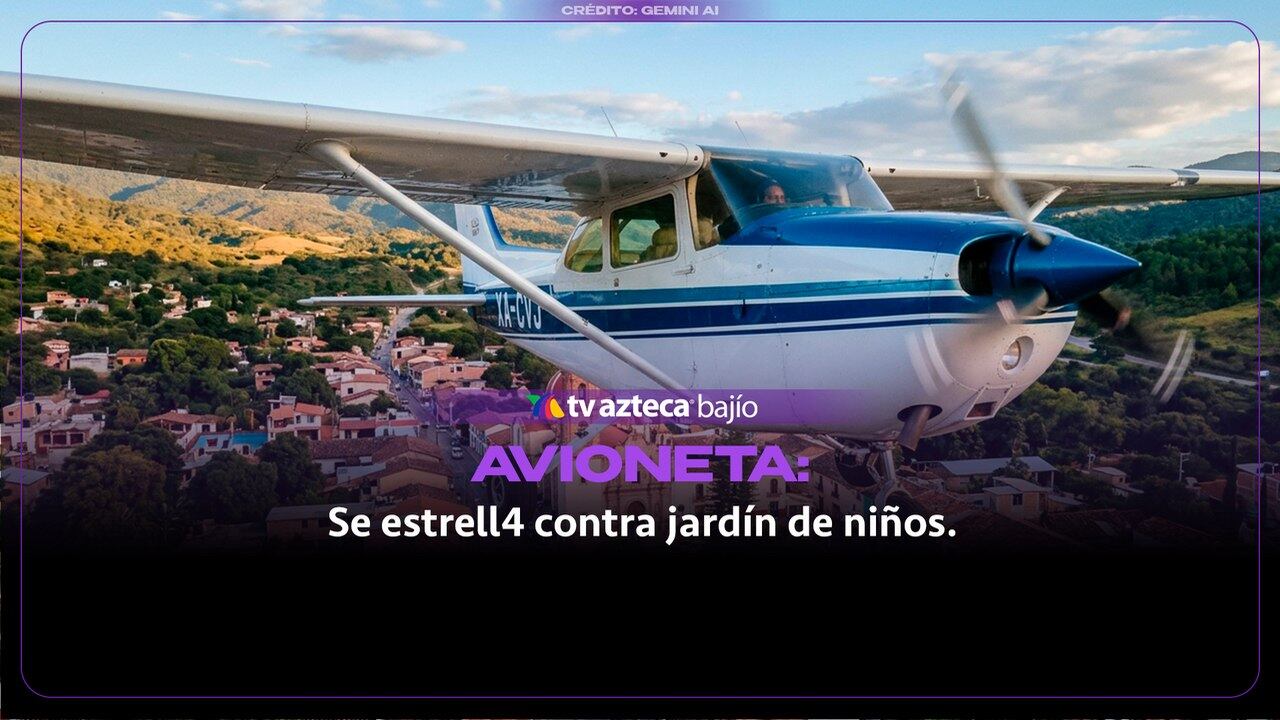 ¡PUDO TERMINAR EN TRAGEDIA! Avioneta agrícola impacta contra una guardería en Brasil