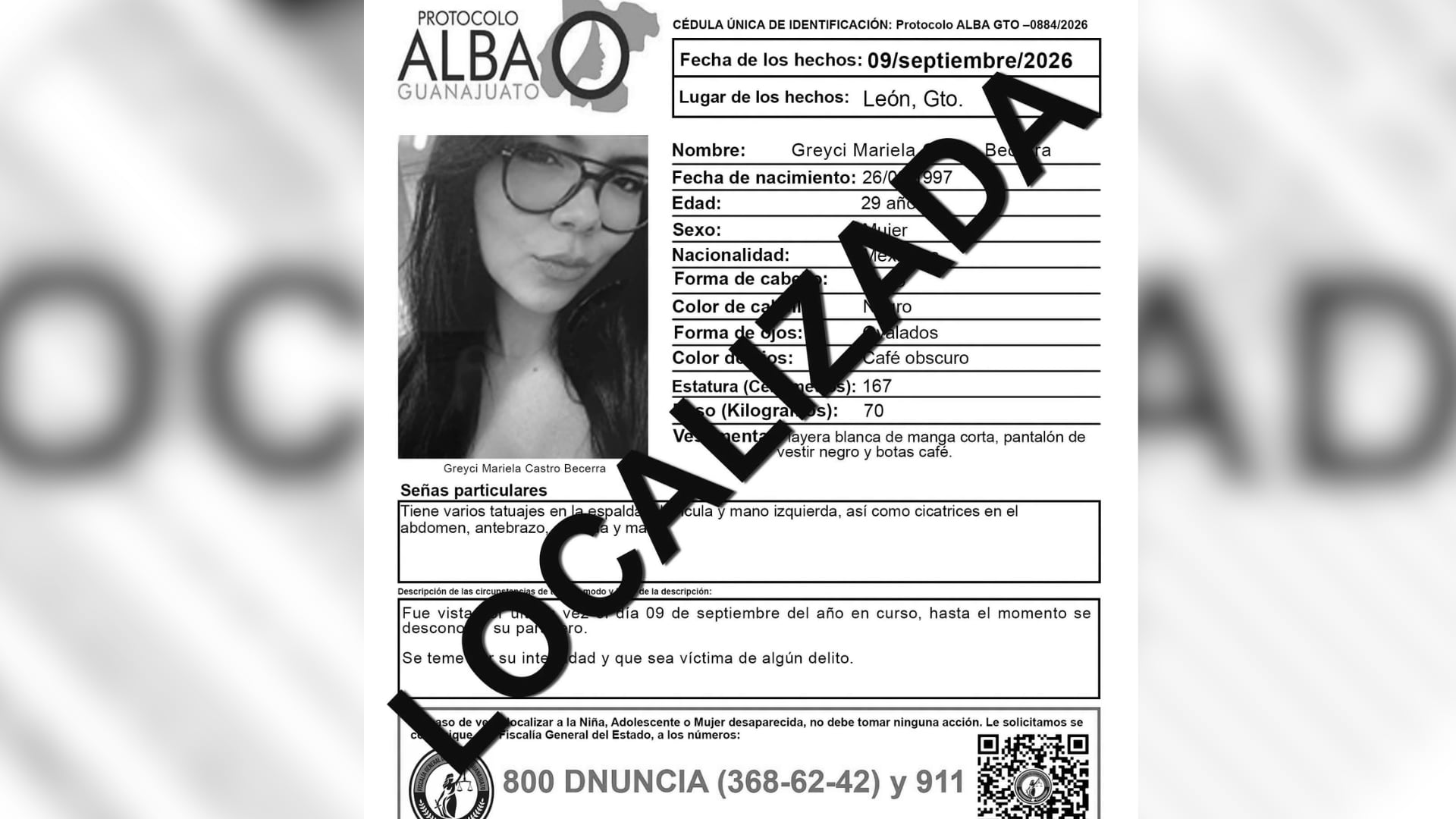 ¡Búsqueda termina en TRAG3DIA! Revelan IDENTIDAD de mujer localizada S1N V1DA en León; desactivan su Protocolo Alba