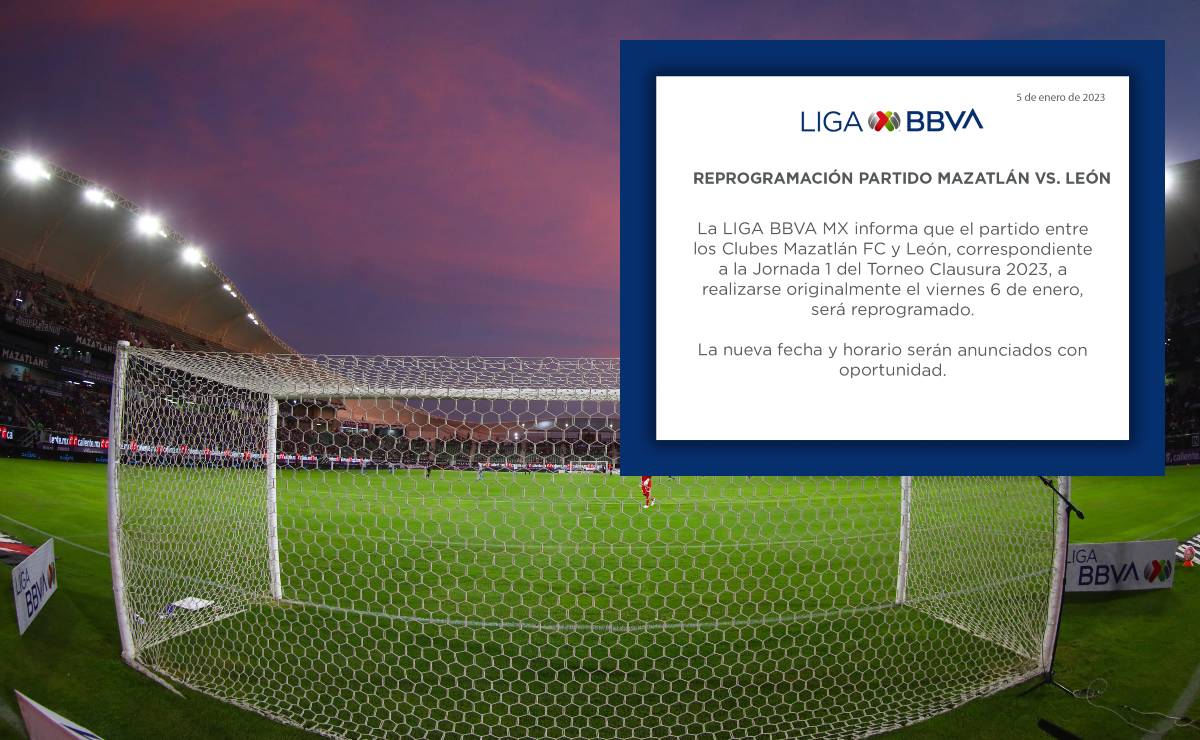 Suspenden partido Mazatlán FC vs León