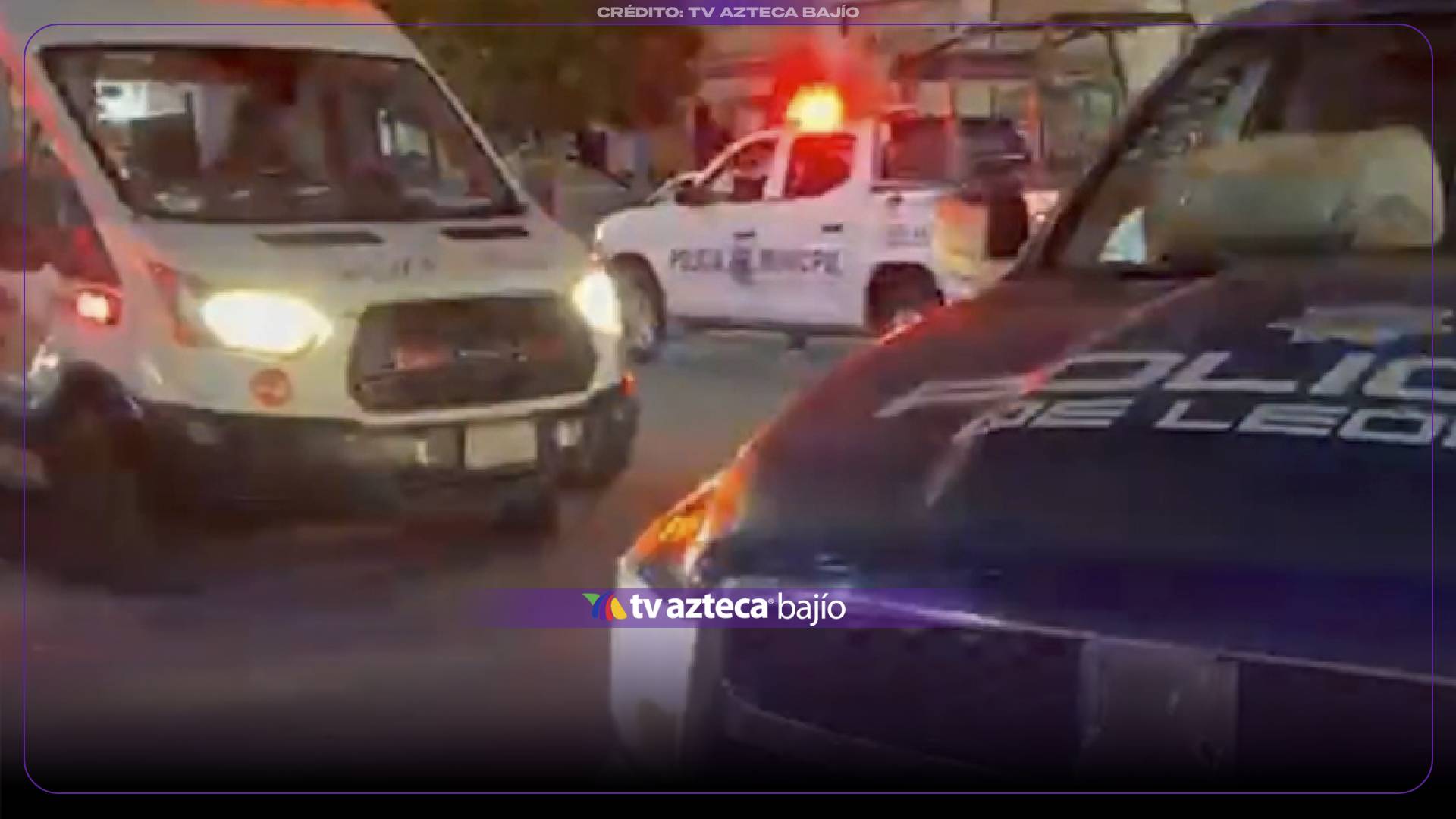 ¡En pleno bulevar! Vehículo se impacta contra patrulla de la policía municipal de León; así sucedió