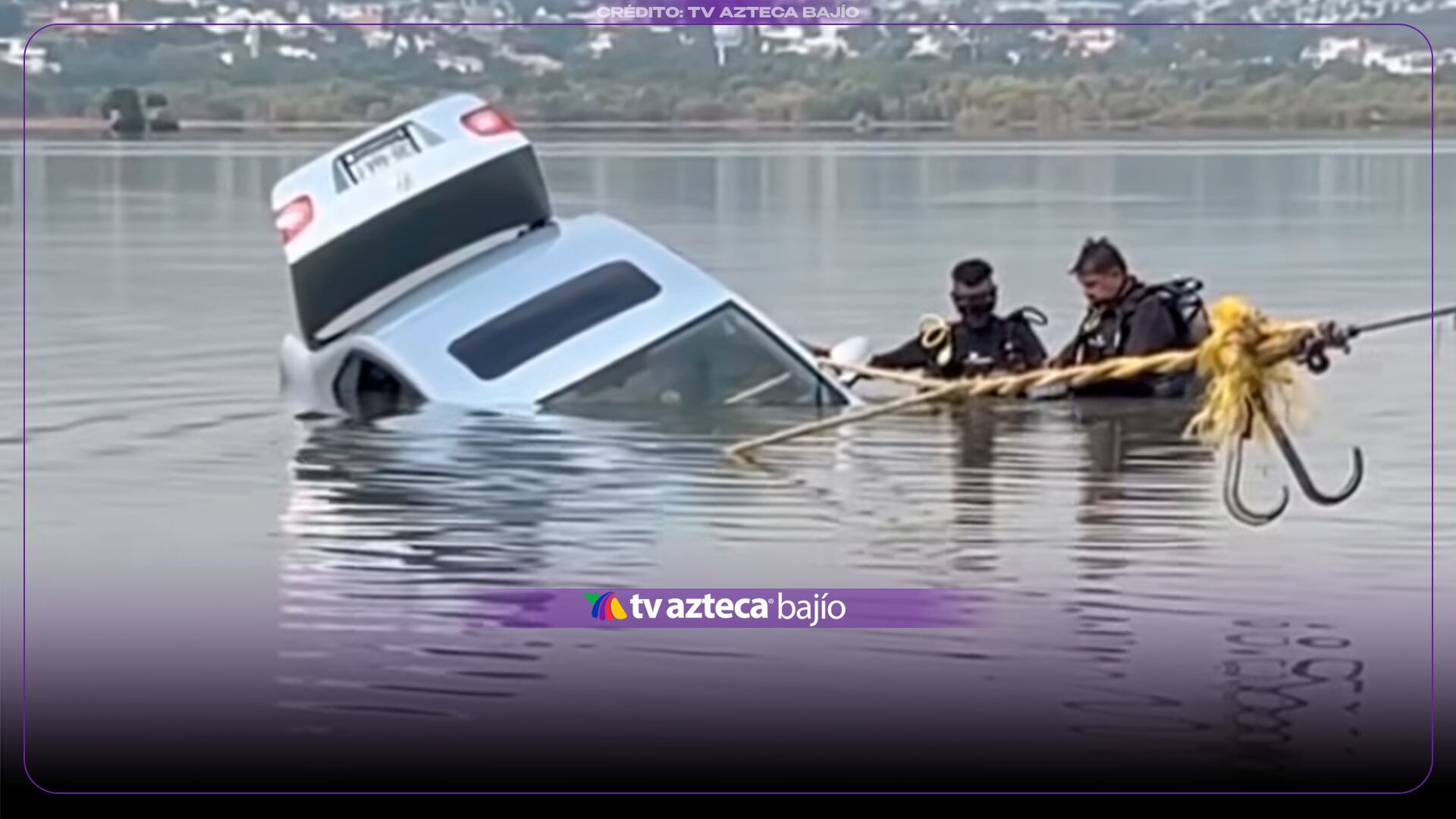 VIDEO | REVELAN la identidad del hombre que rescató a mujer en la Presa El Palote en León
