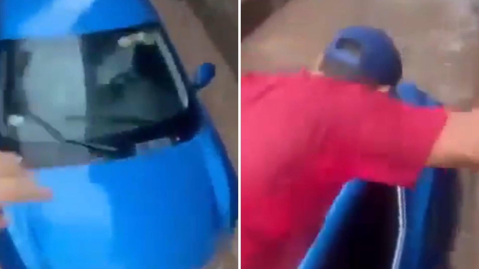 VIDEO: una MADRE y su hija de 5 años son ARR4STRADAS por corriente de agua en su COCHE 