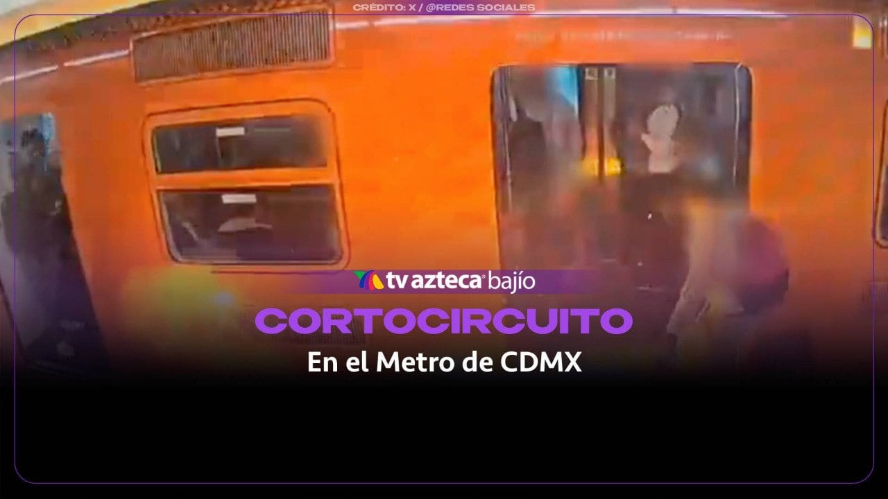 VIDEO: Ocasionan un cortocircuito en plena estación del metro