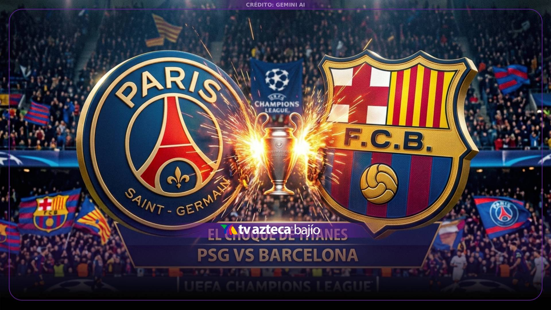 ¡CHOQUE DE GIGANTES! PSG y Barcelona se juegan más que tres puntos en la Champions