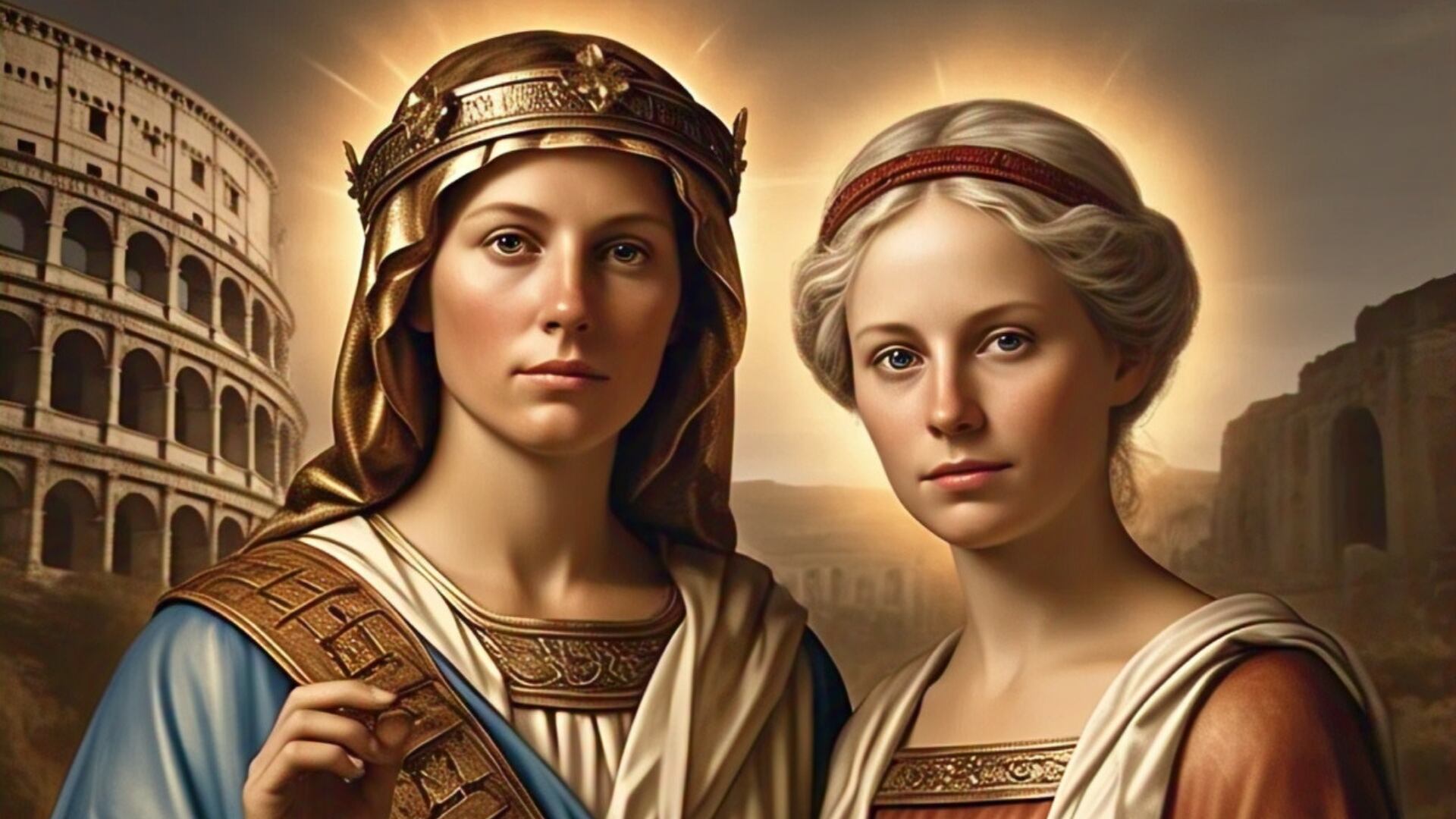 Santoral 7 de marzo, quiénes fueron Santa Perpetua y Santa Felicitas.png