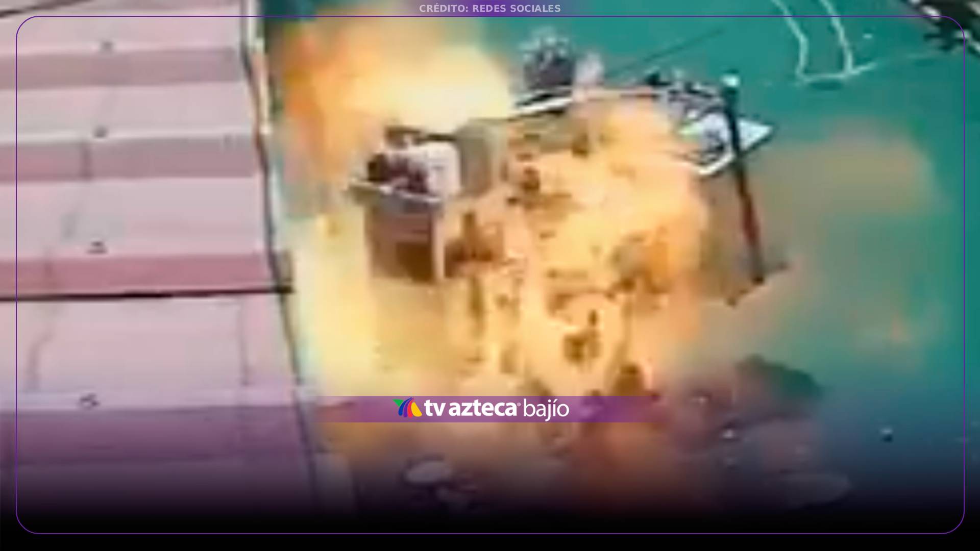 VIDEO: ¡LLAMAS A MI! Vendedor ambulante queda envuelto en LL4M4S; reportan que sufrió quemaduras leves.
