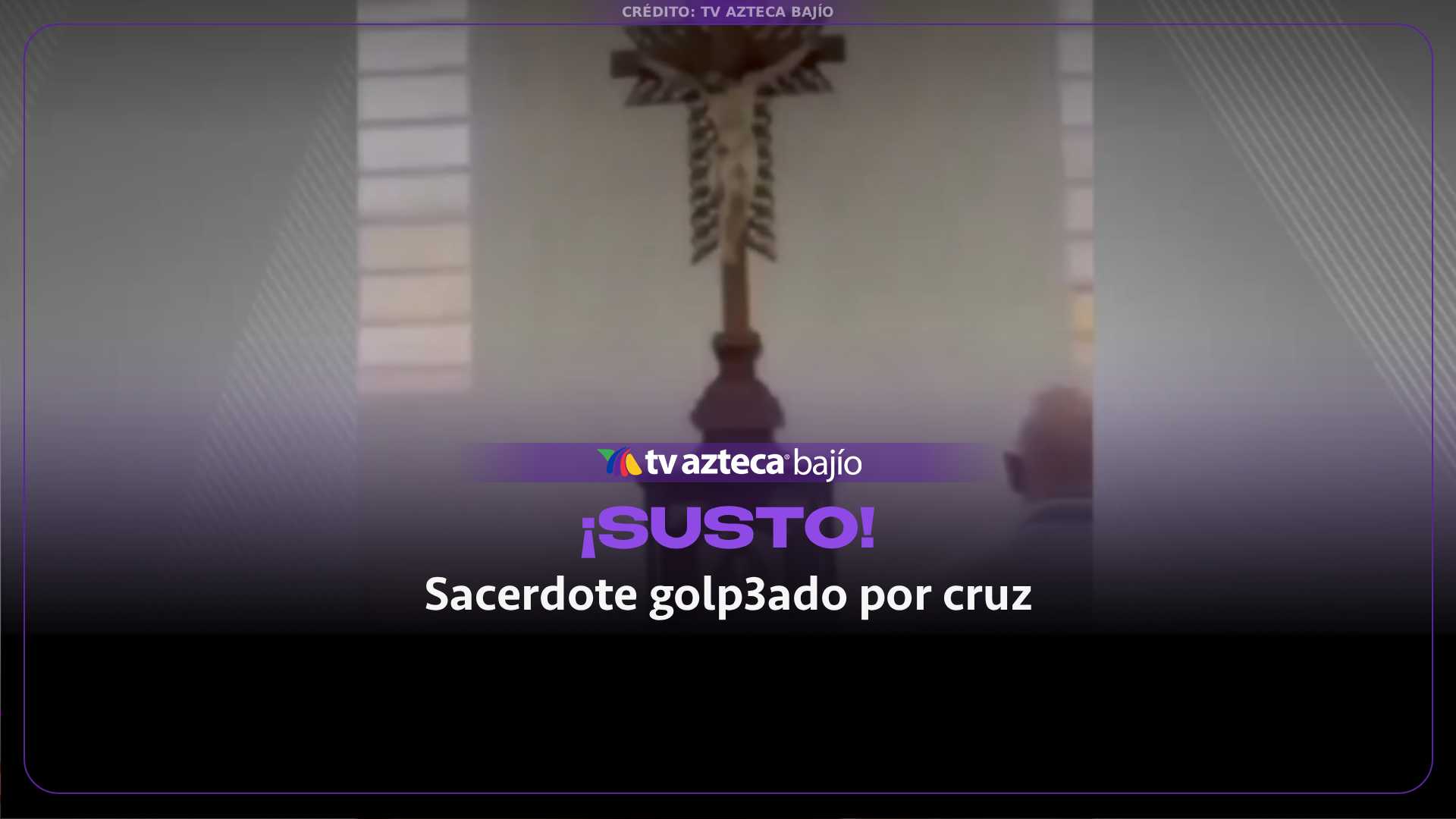 SE REPITE ACCIDENTE: Cruz c4e sobre sacerdote y se vuelve VIRAL tras trag3dia similar; así OCURRIÓ