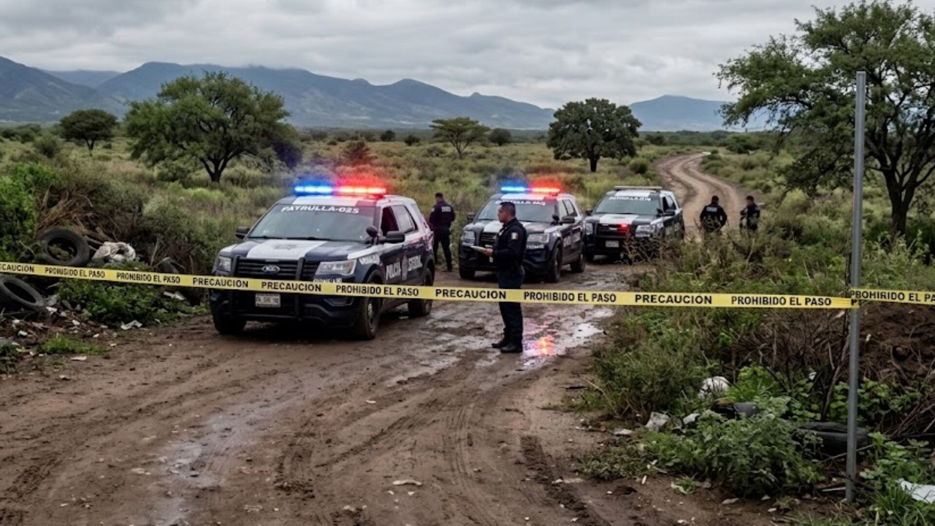 ¡Lo encontraron ENT3RRADO! Localizan R3STOS HUM4NOS en camino de terracería 