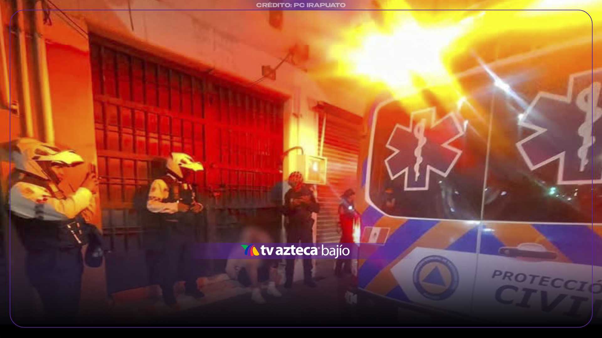 ¡IMÁGENES del ACCIDENTE! Así encontraron a un hombre tras C43R de un tercer piso en pleno Centro de Irapuato