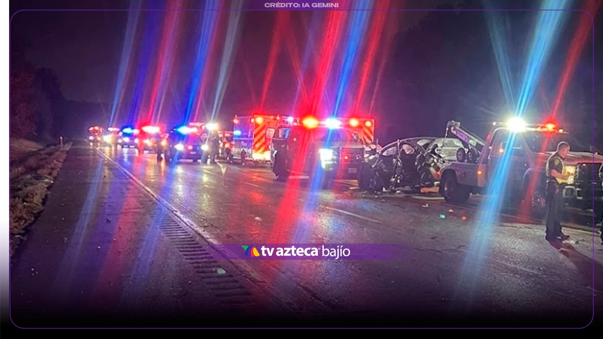 Choque entre DOS VEHÍCULOS cobra la V1DA de una persona sobre esta carretera de Guanajuato; así fue el incidente