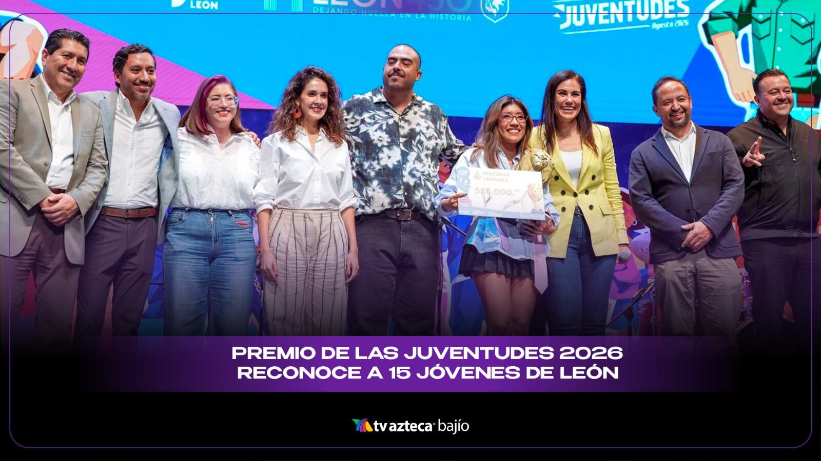 León reconoce el talento de 15 jóvenes con el Premio Municipal de las Juventudes 2026