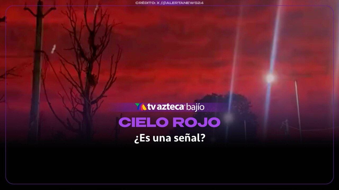 ¡EL CIELO SE TIÑÓ DE ROJO! Extraño fenómeno sorprende a habitantes de India durante el paso de un ciclón