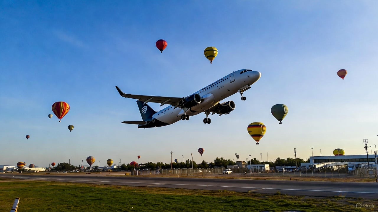Festival del Globo en León / Aeropuerto