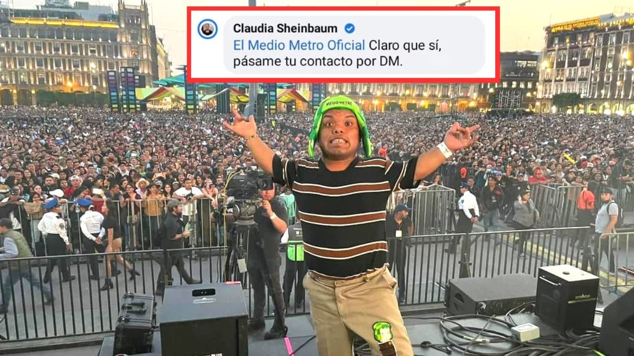 Medio Metro en el Zócalo