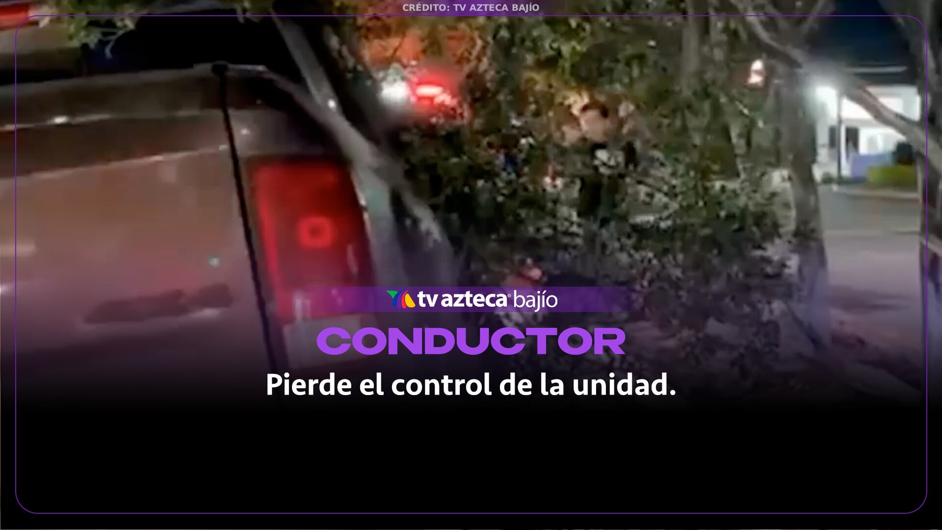 Una camioneta derrapa y se impacta contra los arbustos en León