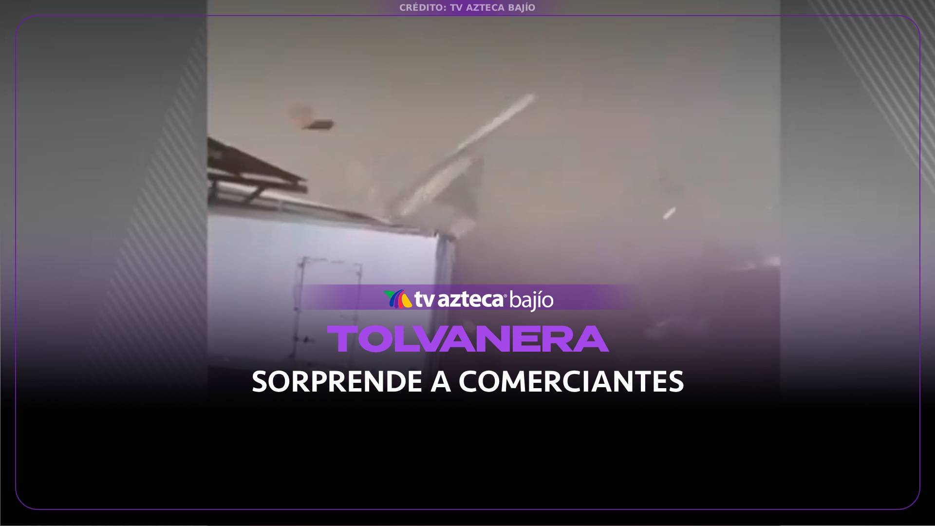 VIDEO: ¡Sorpresa y caos!  tolvanera toman por sorpresa a comerciantes y ciudadanos 
