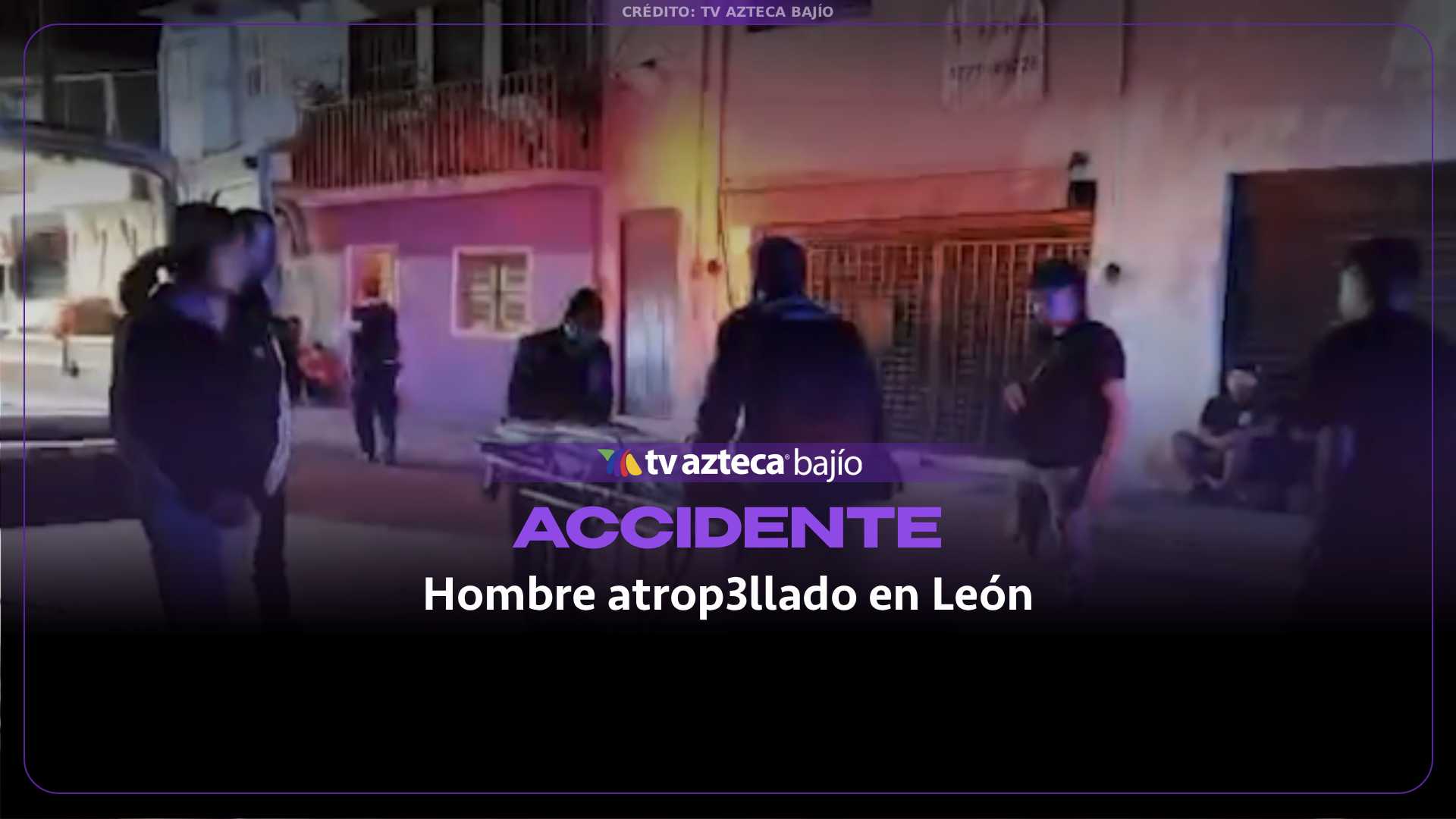 ACCIDENTE en León: Hombre resulta LESIONADO tras intentar ganarle el paso a un autobús sobre el Hilario Medina