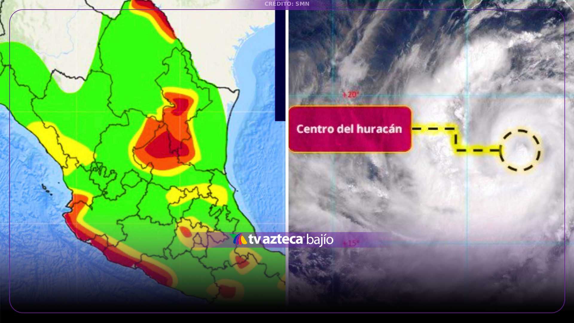 ÚLTIMA HORA: ¡ALERTA! Frente Frío 1 y huracán Rachel traerán LLUVIAS FUERTES a Guanajuato HOY miércoles y mañana jueves 1 de octubre: así afectará