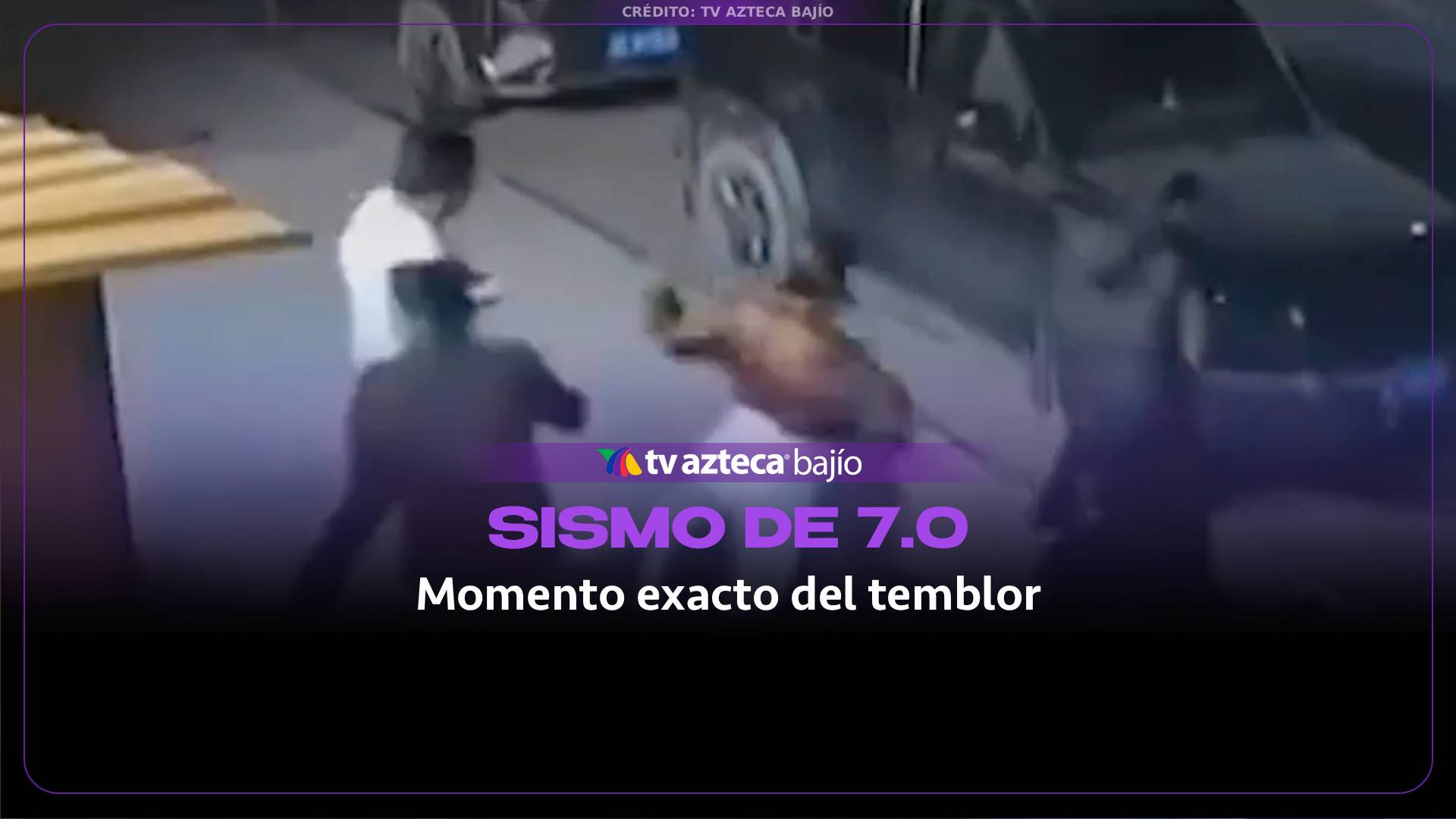 VIDEO: Momento EXACTO del sismo de 7.0; personas fueron evacuadas