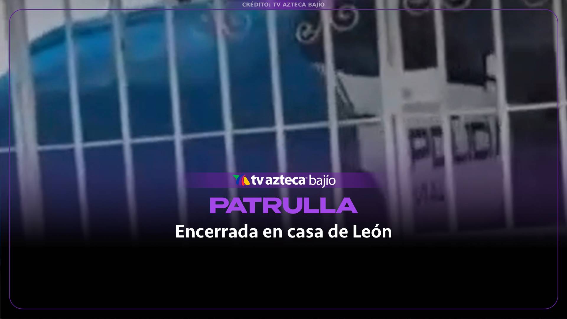 VIDEO: Captan patrulla de policía municipal en cochera de casa de León