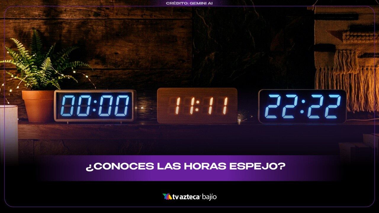 ¿Te pasa seguido que miras la pantalla y ves números exactos? No es casualidad, son las horas espejo.