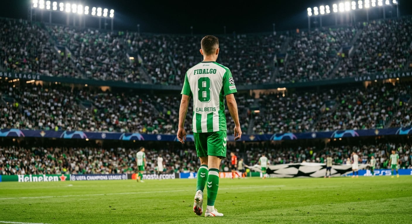 ¡Fidalgo ya cumplió el sueño! El mexicano debutó en Champions League con el Betis y celebra una remontada en Francia 