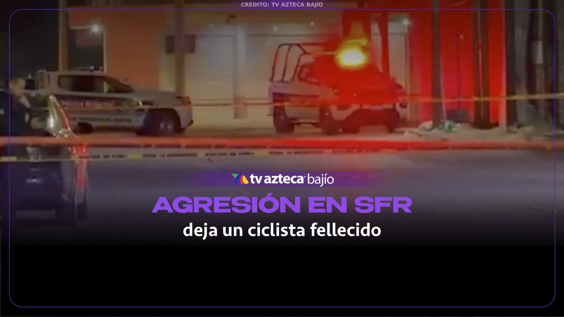 IMÁGENES SENSIBLES: Así quedó la zona tras AS3SIN4TO de ciclusta en zona centro de San Francisco del Rincón
