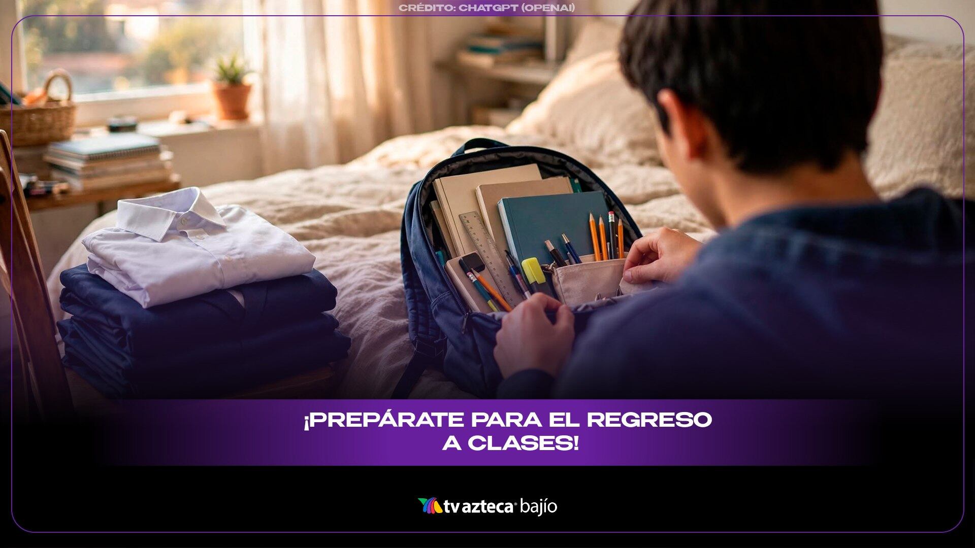 ¡Prepárate para el regreso a clases! Sigue estos consejos para VOLVER A LA RUTINA sin todo el CAOS que implica