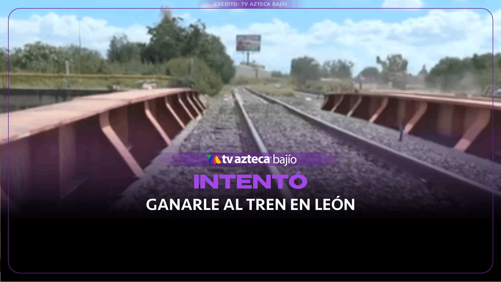 Identifican a hombre que resultó gravemente lesionado tras intentar ganarle el tren en León