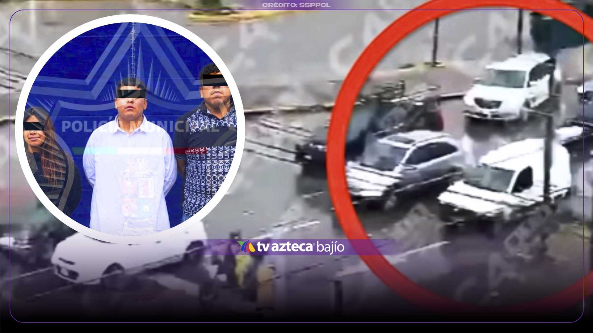 Revelan VIDEO de la persecución en León: Presuntos agresores BAL3ARON a conductor y fueron DETENIDOS tras huir en sentido contrario 